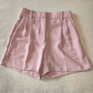 Aritzia Wilfred Pink Effortless 5 inch High Waist Shorts